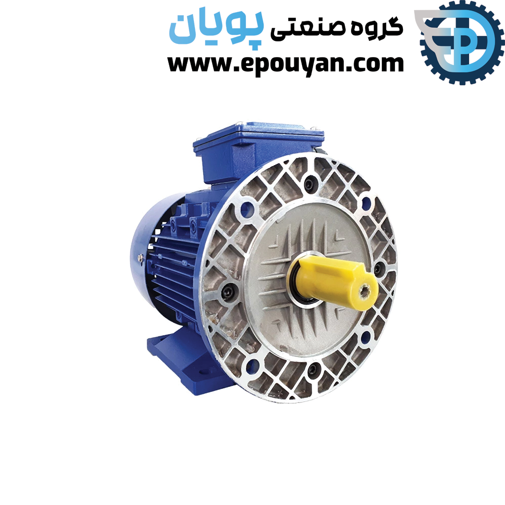 الکتروموتور آلومینیوم ایده آل 0.55 کیلووات 0.75 اسب سه فاز