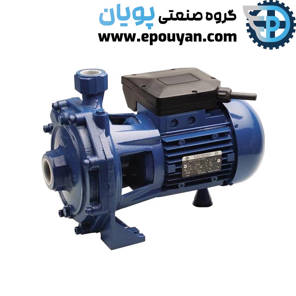 پمپ آب بشقابی دو اسب دو پروانه الکتروژن CBT210 سه فاز