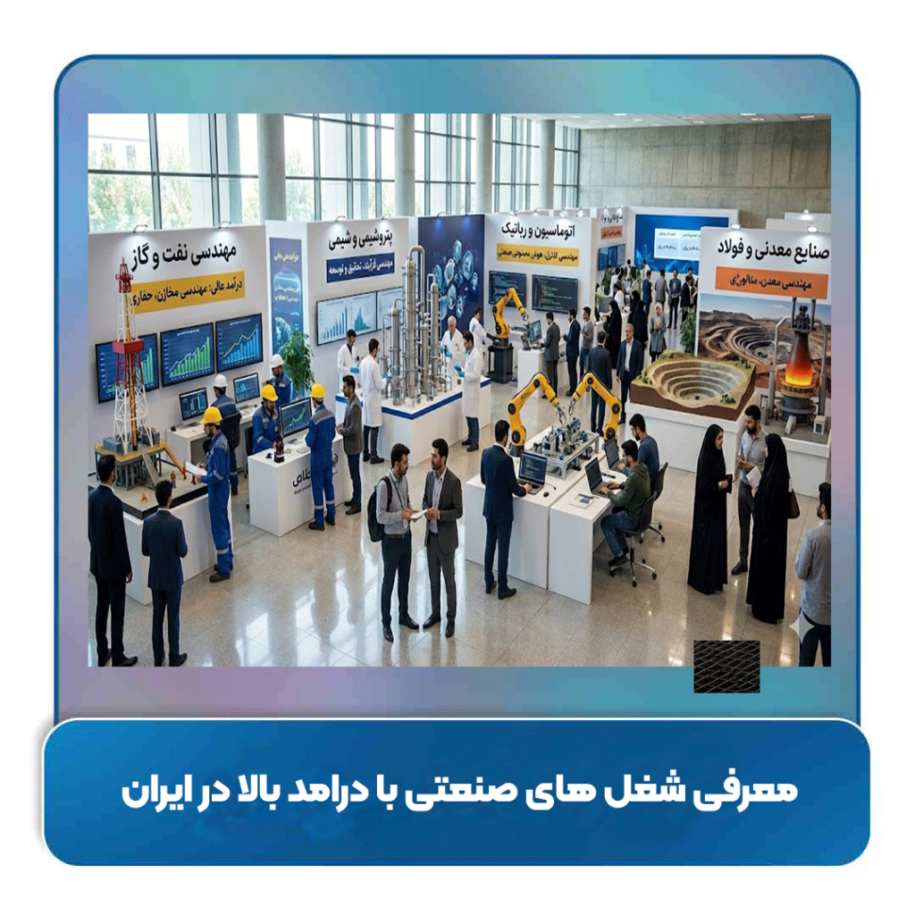 معرفی شغل های صنعتی با درامد بالا در ایران