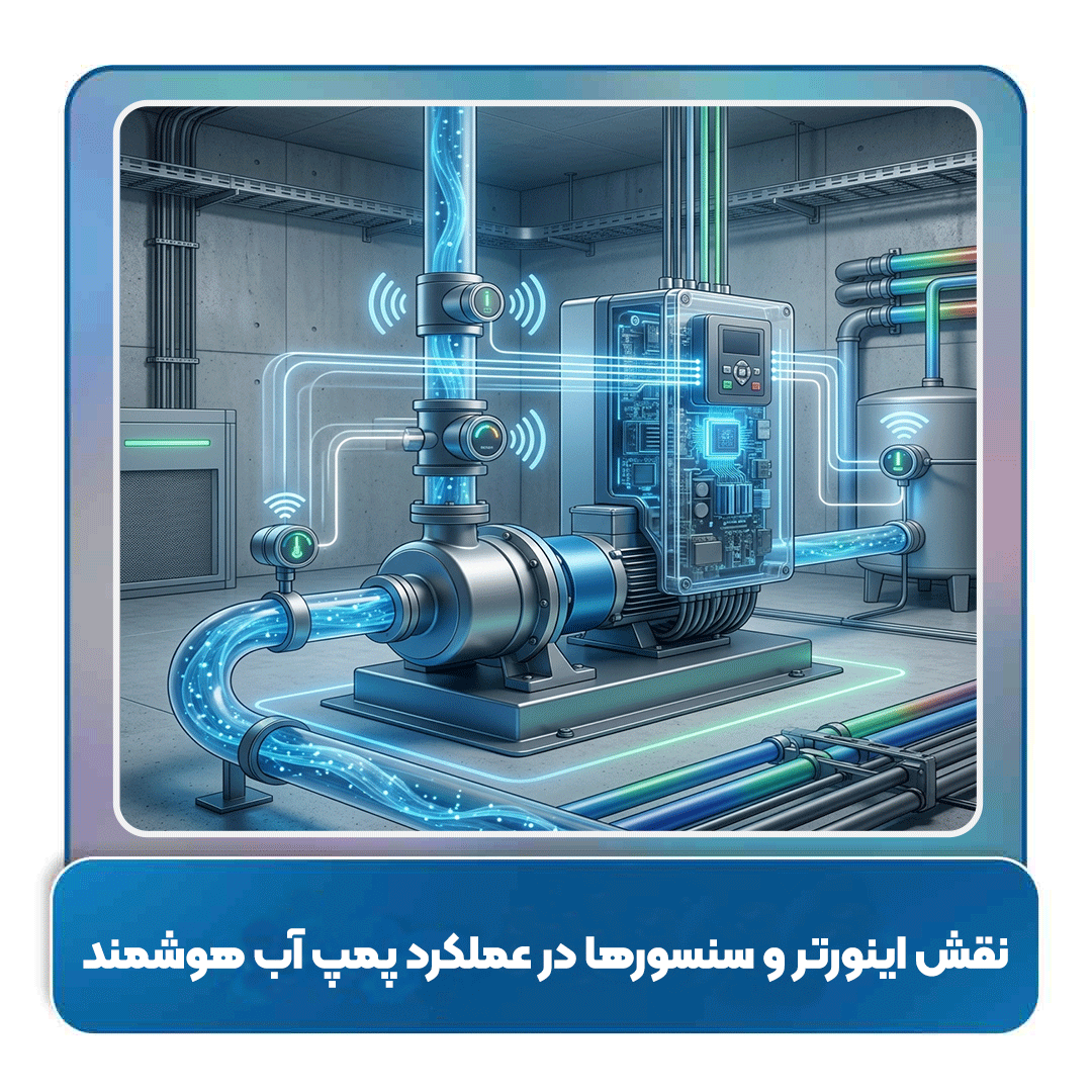 نقش اینورتر و سنسورها در عملکرد پمپ آب هوشمند