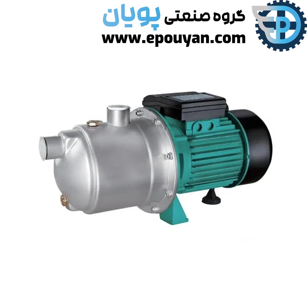 پمپ نیم اسب کله استیل شیمجه تکفاز مدل JET370G1